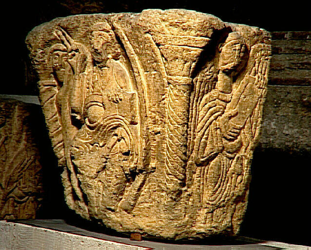 Chapiteau : Christ en majesté (abbaye Saint-Germain-des-Prés de Paris)_0