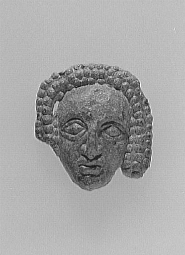 FRAGMENT D'ENSEIGNE DE PELERINAGE : TETE_0