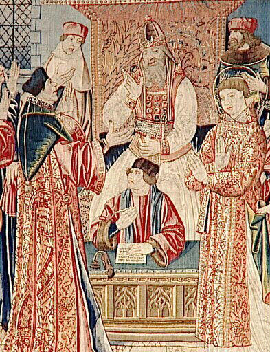 Légende de saint Etienne (scène 04) : Saint Etienne amené au consistoire_2