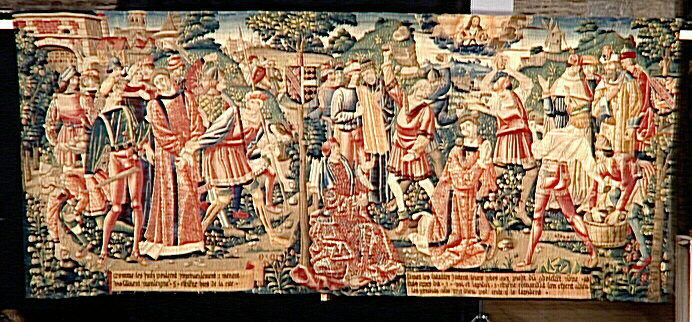 Légende de saint Etienne (scène 06) : Saint Etienne mené au supplice_0