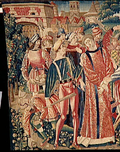 Légende de saint Etienne (scène 06) : Saint Etienne mené au supplice_2