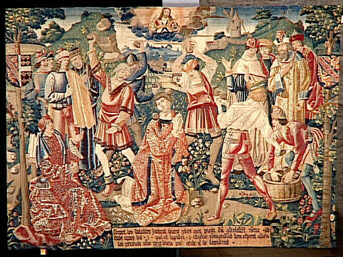 Légende de saint Etienne (scène 07) : Le martyre de saint Etienne_1