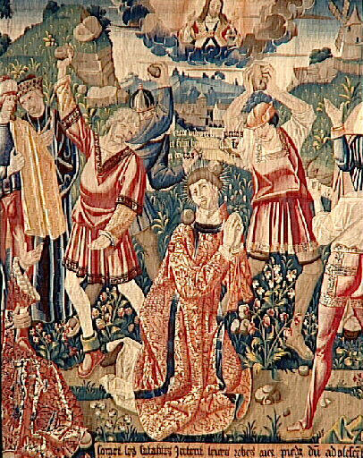 Légende de saint Etienne (scène 07) : Le martyre de saint Etienne_2