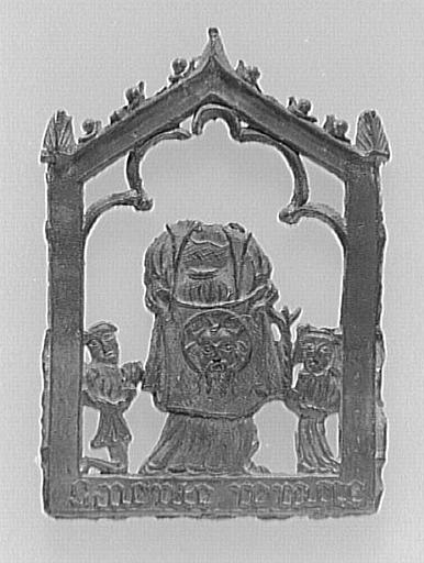 ENSEIGNE DE PELERINAGE : SAINTE VERONIQUE ET LA SAINTE FACE_0