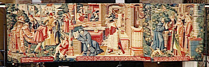 Légende de saint Etienne (scène 09) : Gamaliel ensevelit le saint_0