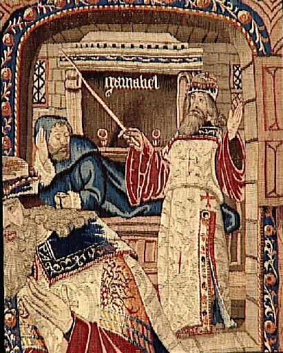 Légende de saint Etienne (scène 10) : Trois siècles après, Gamaliel apparaît au prêtre Lucien_4