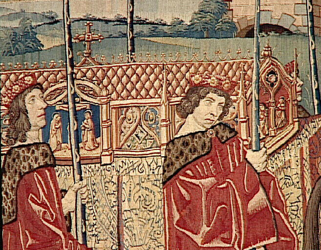 Légende de saint Etienne (scène 18) : Miracle des mules rétives qui indiquent où doit être enseveli le corps de saint Etienne_3
