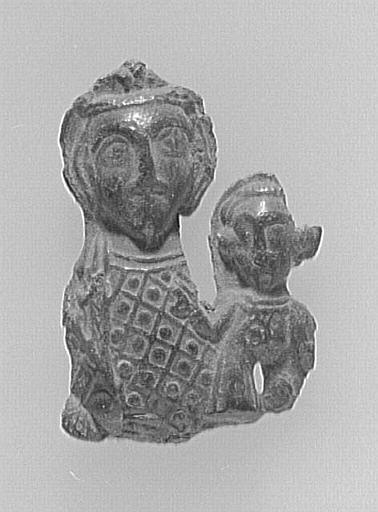 ENSEIGNE DE PELERINAGE : VIERGE A L'ENFANT_0