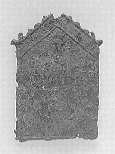 ENSEIGNE DE PELERINAGE : SAINTE VERONIQUE ET LA SAINTE FACE_0