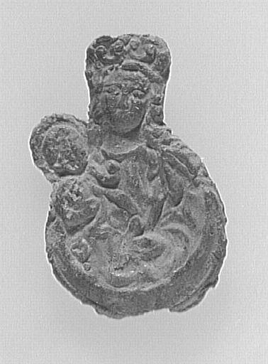 ENSEIGNE DE PELERINAGE : VIERGE A L'ENFANT_0