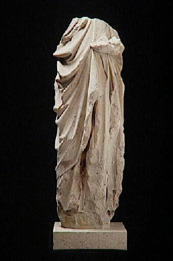 statue : Apôtre acéphale (cathédrale Notre-Dame de Paris), 1258 après