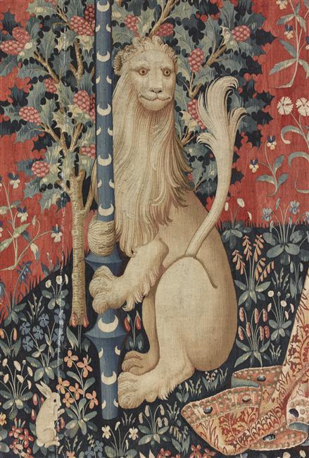 Tenture de la Dame à la Licorne : L'Ouïe_1