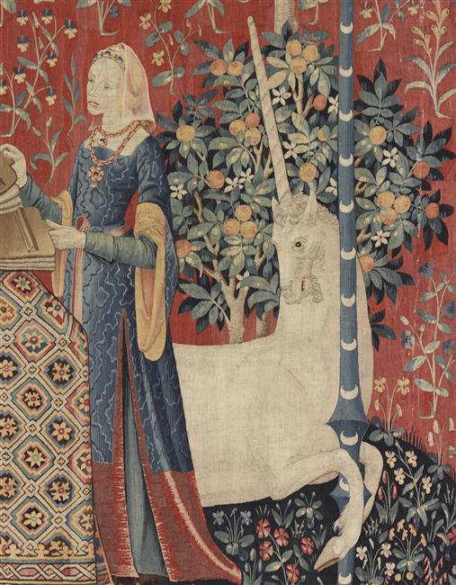 Tenture de la Dame à la Licorne : L'Ouïe_2