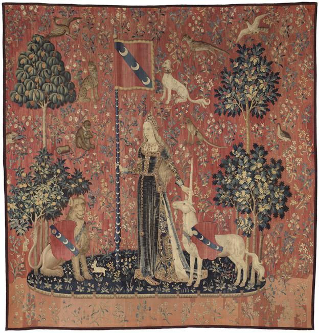 Tenture de la Dame à la Licorne : Le Toucher_0