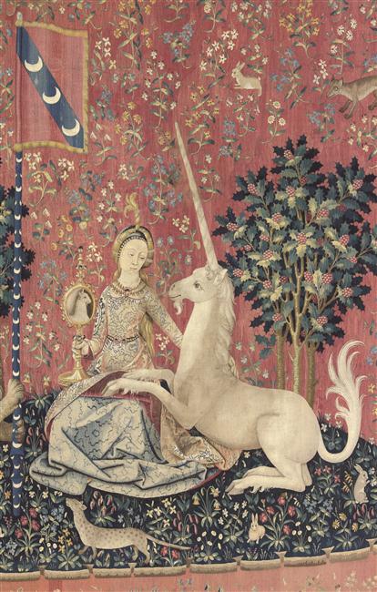 Tenture de la Dame à la Licorne : La Vue_1