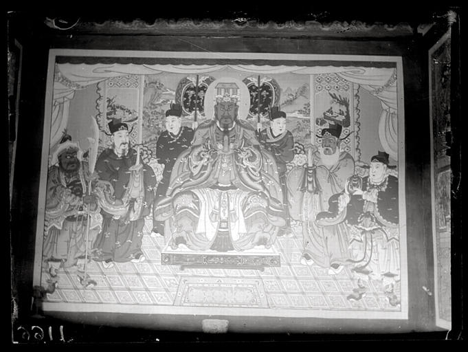 [Shanxi] Chan-si septentrional. Peinture murale dans un temple de Pei-siu t'ouen [Beixutun]_0