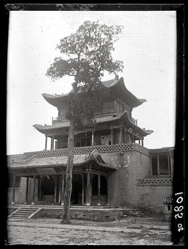[Shanxi]. T'ai-yuan fou [Taiyuanfu], temple Siao wou t'ai [Xiaowutai], à l'angle sud-est de la ville_0