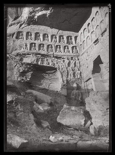[Shanxi]. Yun-kang [Yungang], grotte G, paroi du fond_0