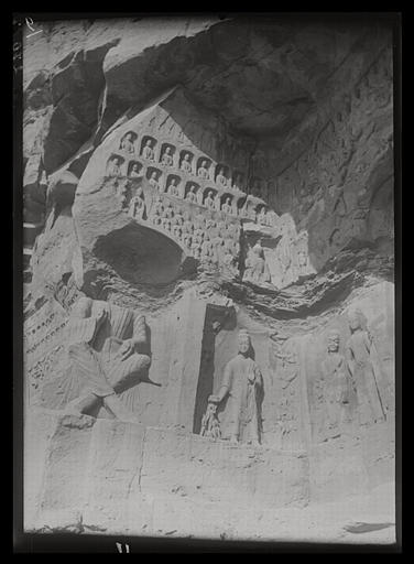 [Shanxi]. Yun-kang [Yungang], grotte E, paroi occidentale_0