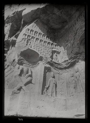 [Shanxi]. Yun-kang [Yungang], grotte E, paroi occidentale_0