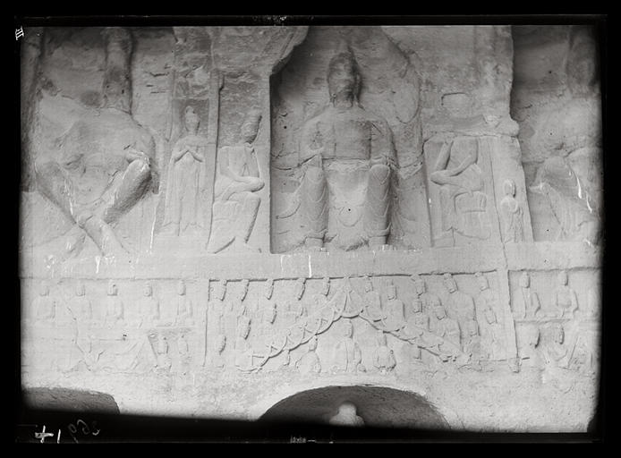 [Shanxi]. Yun-kang [Yungang], grotte C, paroi du fond_0