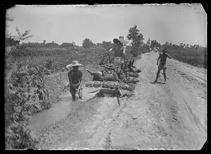 Sichuan. Dans la plaine de Chengdu, 'halte', 1923