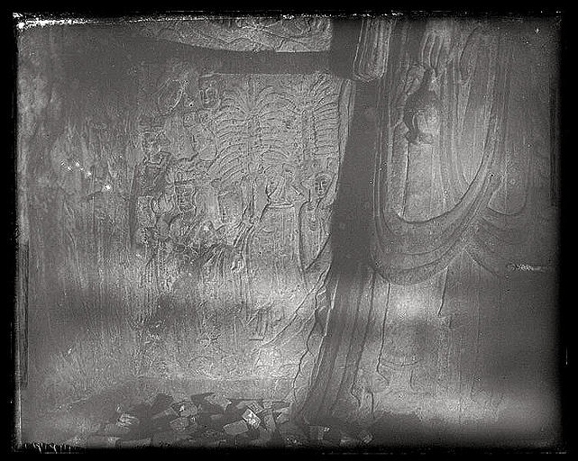 Henan. Longmen, grotte centrale Binyang, angle sud-est, face méridionale_0