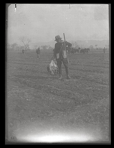 [Shaanxi]. Plaine de Si-ngan fou [Xi'anfu], chasse aux oies_0
