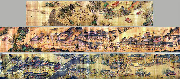 Remontée du fleuve lors du festival Qingming_1