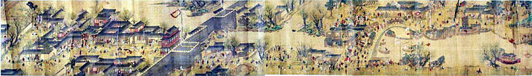 Remontée du fleuve lors du festival Qingming_2