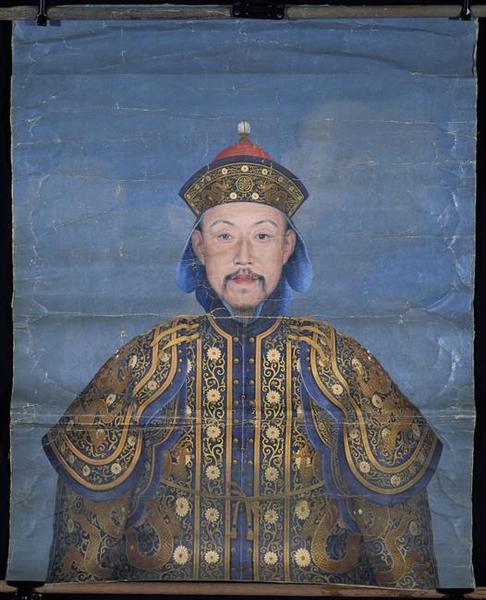 Portrait d'un empereur, Jean Denis Attiret, 18e siècle