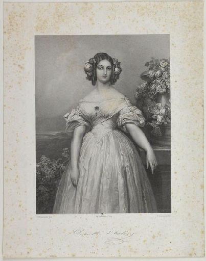 Clémentine d'Orléans, Franz Xaver Winterhalter, 1838