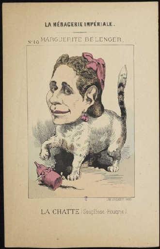 Marguerite Bellanger, la chatte, Paul Hadol, 3e quart 19e siècle