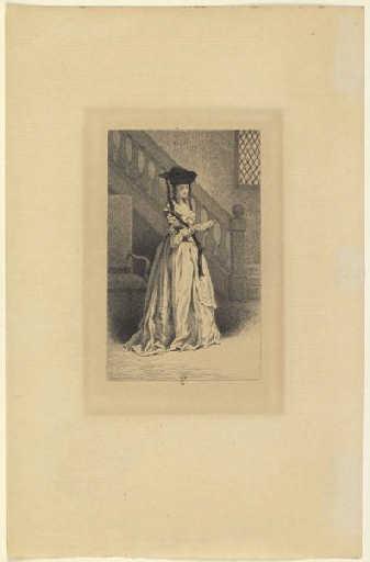 Madame Dorval dans Chatterton, Edmond Hedouin, 19e siècle