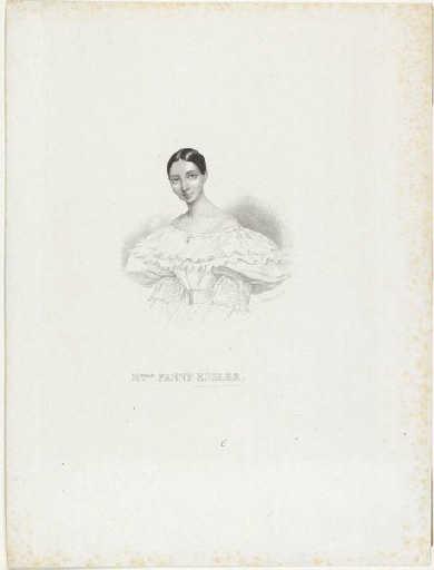 Fanny Essler, Adrien Charles Danois, 19e siècle