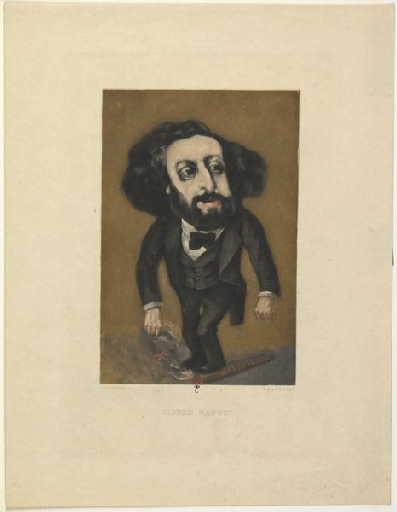 Alfred Naquet, André Gill, 19e siècle