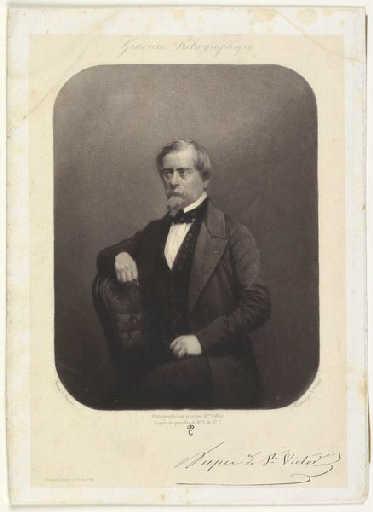 Claude Niepce de Saint-Victor (d'après une photo de Mme Riffaut), Victor Plumier, 19e siècle