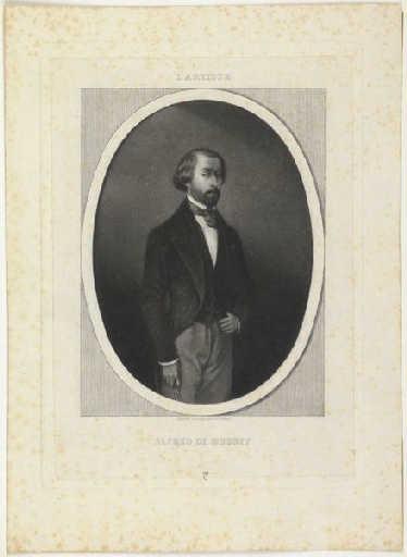 Alfred de Musset, Adolphe Pierre Riffaut, 19e siècle