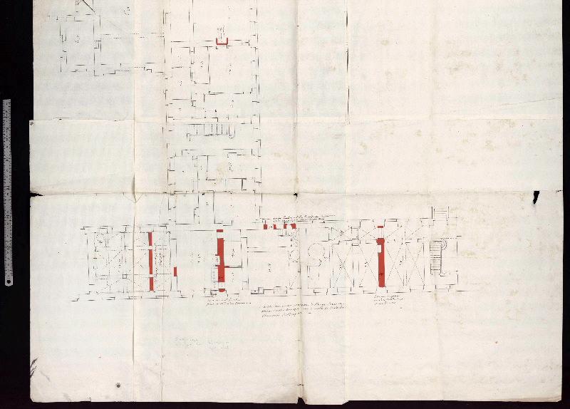 Plan du rez-de-chaussée du château pour servir au projet_1