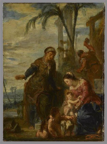 La Sainte Famille, Pierre Andrieu, 2e moitié 19e siècle