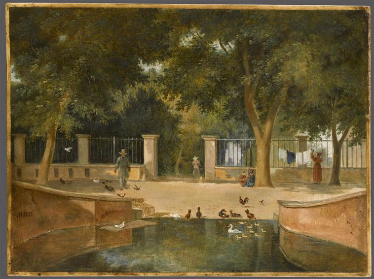 Au jardin des Plantes, Isidore Dagnan, 1837
