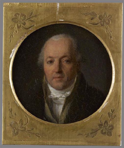 Portrait d'homme, Jacques Antoine Vallin, 1er quart 19e siècle