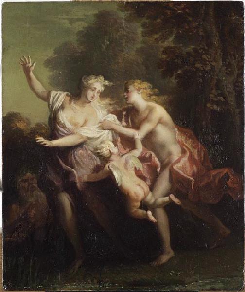 Apollon et Daphné, Louis de Silvestre, 1er quart 18e siècle