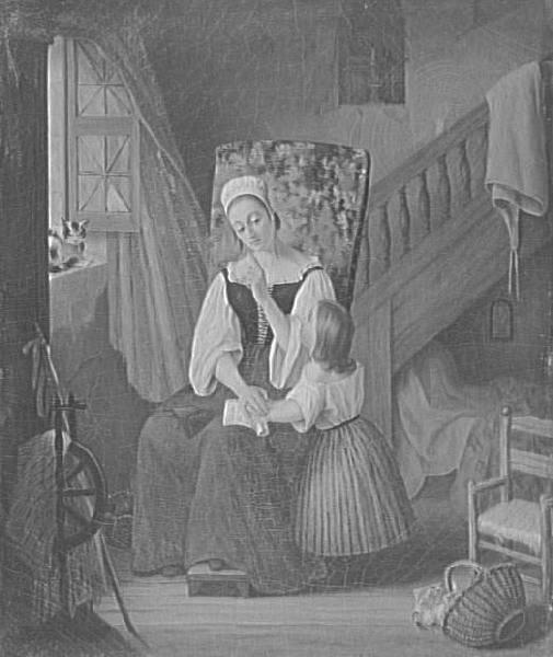 Jeune femme et enfant_0