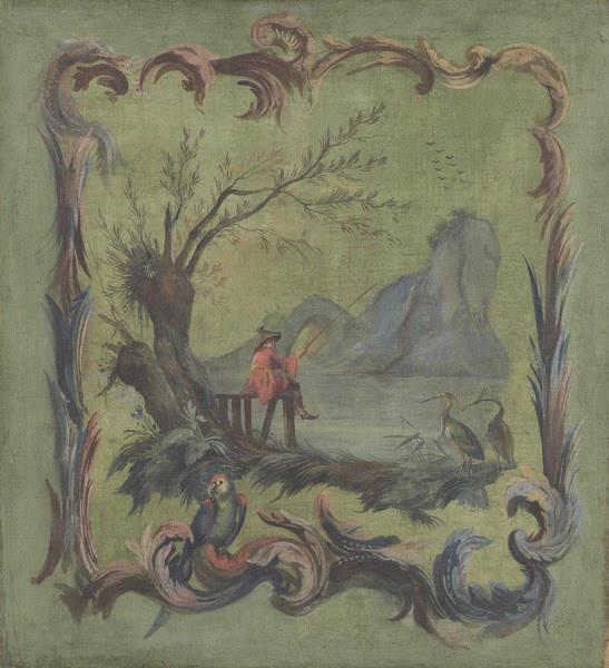 Chinois pêchant à la ligne, Jean Pillement, 2e moitié 18e siècle, 1er quart 19e siècle