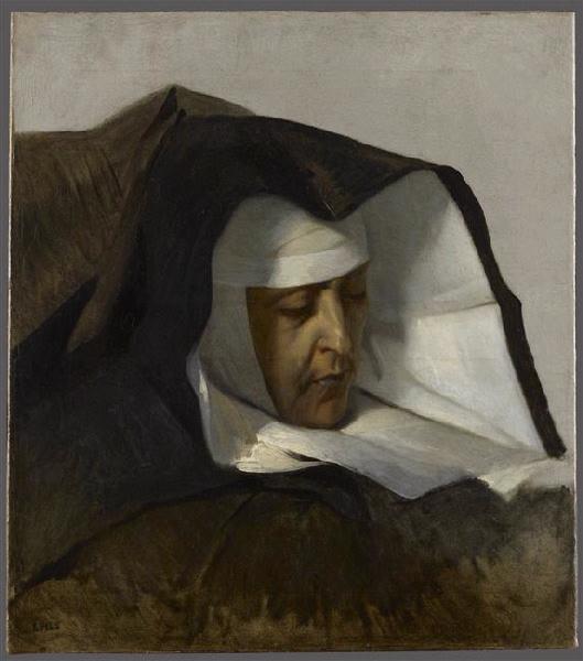 La Mère Saint-Prosper ; La Mère Saint-Prosper sur son lit de mort (?-1846) (ancien titre), Isidore Alexandre Augustin Pils, 1850 vers