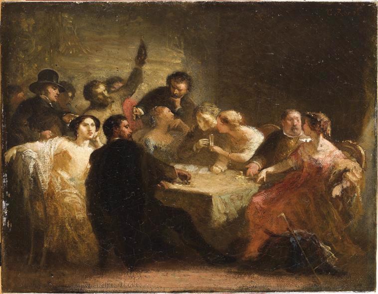 L'Orgie, Charles Ronot, 19e siècle