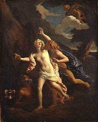Apollon et Daphné, Louis de Silvestre, 18e siècle