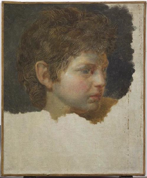 Portrait présumé de Jean-Germain Drouais ; Portrait de Jean-Germain Drouais (ancien titre), David, 1780 vers