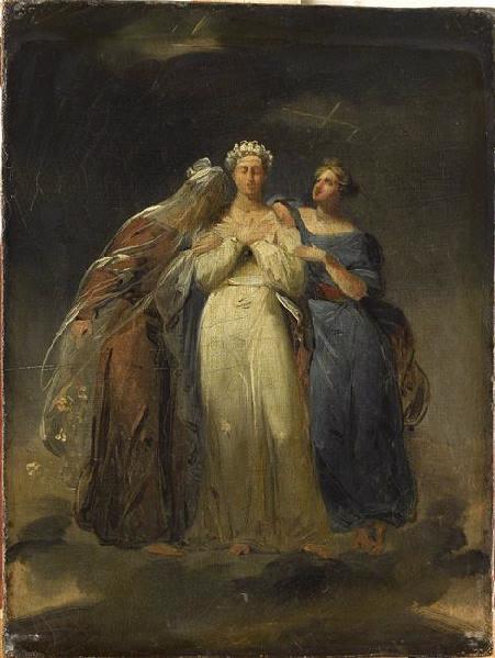Les Vertus théologales, Jean Alaux, 19e siècle